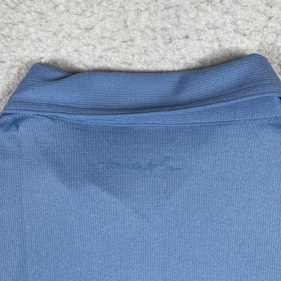 Travis Mathew Polo Shirt Mens XL Blue Golf Preppy‎ Casual Vacation Travel Work - Picture 11 of 13